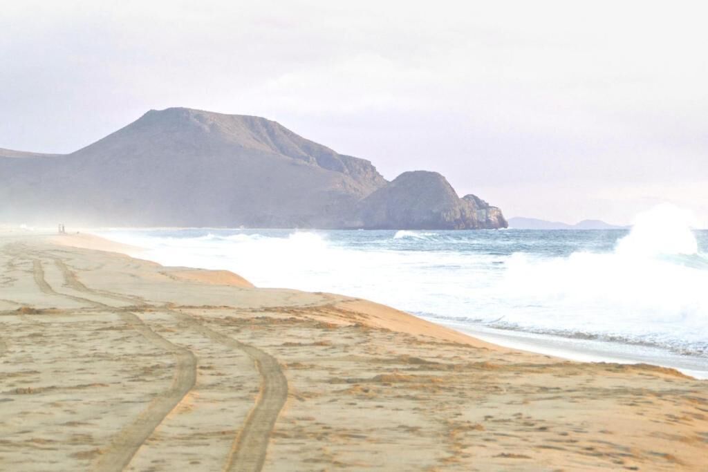 在附近的私人海滩