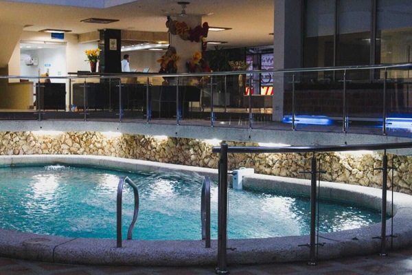 Indoor pool, outdoor pool