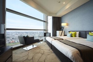 コーナーツインルーム　禁煙 | セーフティボックス (室内)、防音設備、アイロン / アイロン台、WiFi (無料)