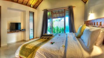 Kamar Double atau Twin Deluks | Pemandangan dari kamar
