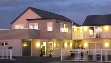 Front of property – evening/night