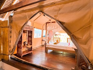 Luxury Tent, 1 Bedroom, Private Bathroom | 1 bedroom, premium bedding, in-room safe, blackout curtains - La Cocoteraie Ecolodge- Glamping (Gili Trawangan)