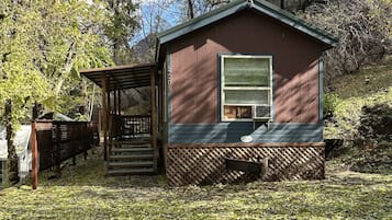 Cabane Confort, 1 chambre, côté montagne | Terrasse/Patio