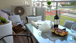 Departamento superior, 1 habitación (Sea Side) | Balcón