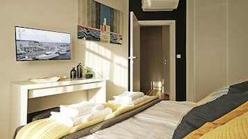 Căn hộ Superior, 1 phòng ngủ (Sea Side) | 1 phòng ngủ, bộ đồ giường cao cấp, két bảo mật tại phòng
