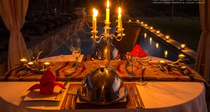 Breakfast, lunch, dinner served; pool views - Elandela Private Game Reserve & Luxury Lodge (Hoedspruit)