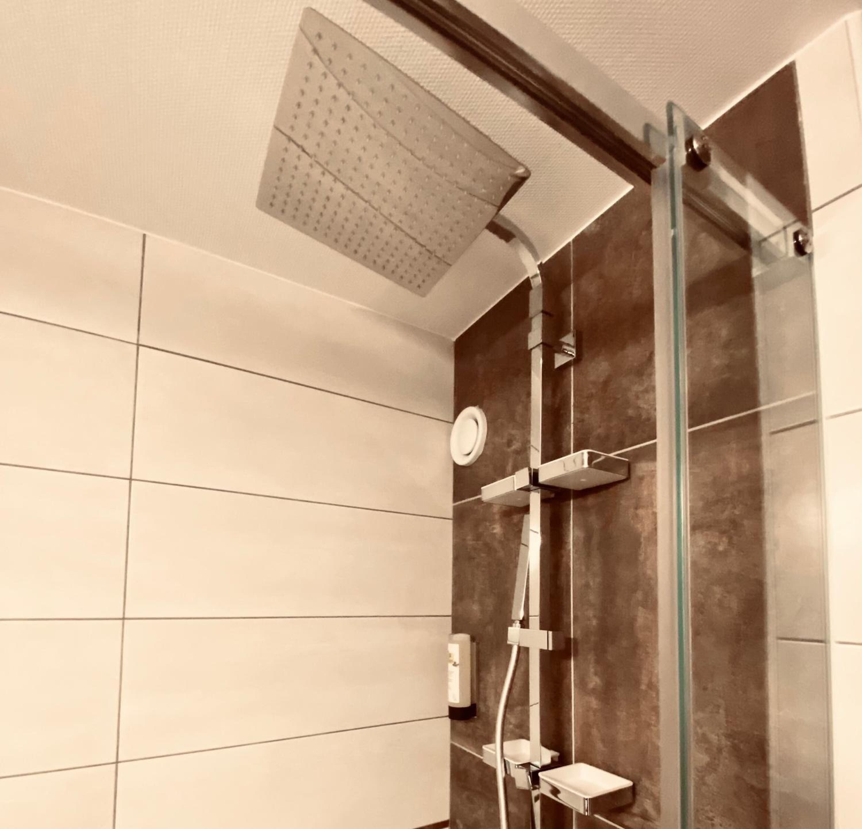 free toiletries, hair dryer, towels