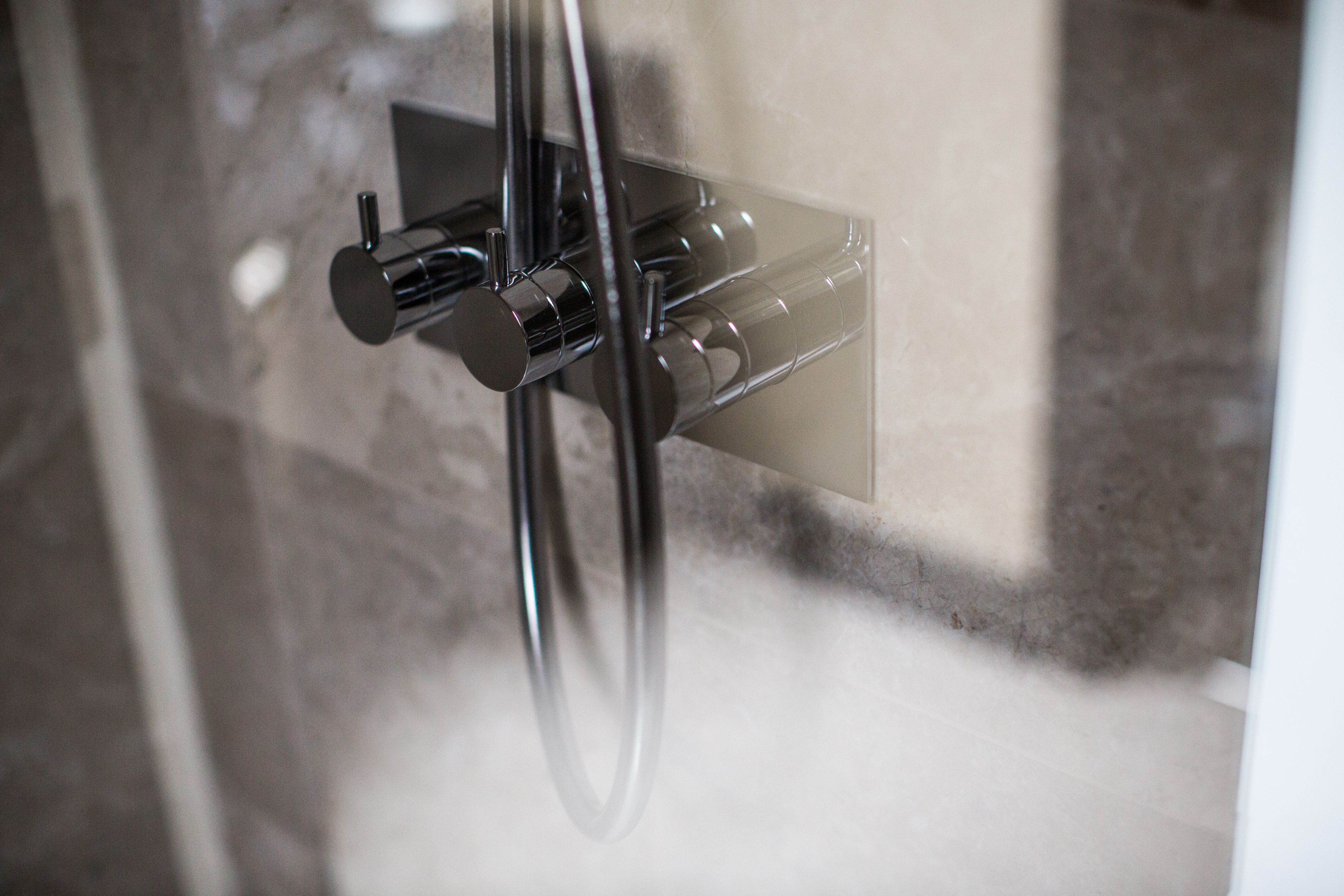 free toiletries, hair dryer, towels