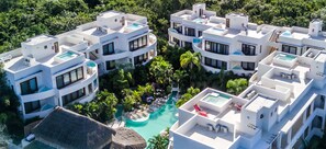 Aerial view - Intima Resort Tulum - Clothing Optional - Adults Only (Tulum)