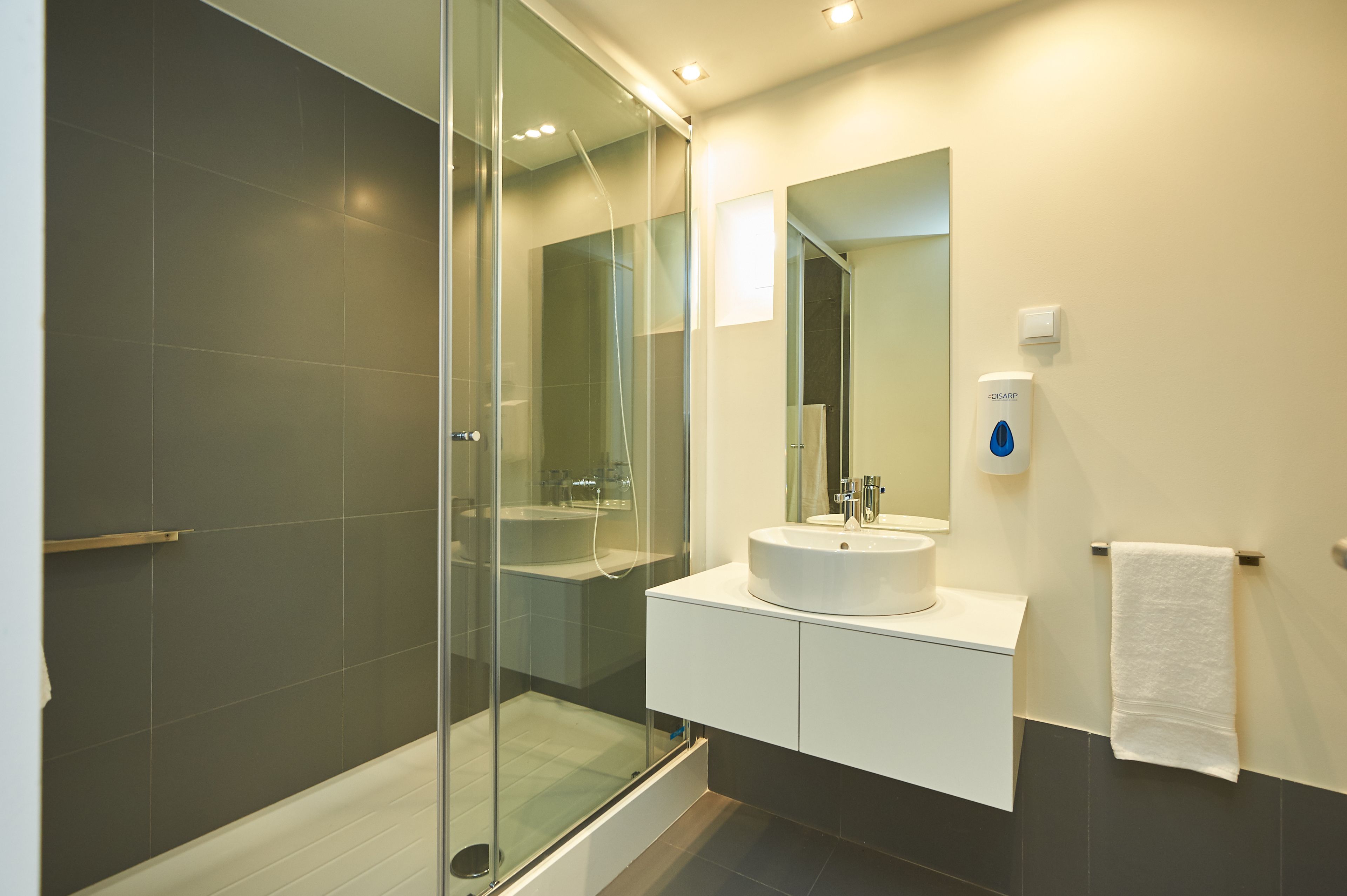 Appartement Deluxe, 2 chambres, vue sur le fleuve, en mezzanine | Salle de bain | Articles de toilette (gratuits), séchoir à cheveux