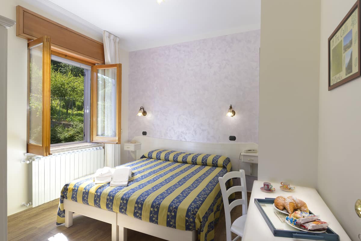Camera con letto matrimoniale o 2 letti singoli | Biancheria da letto di alta qualità, minibar, una scrivania