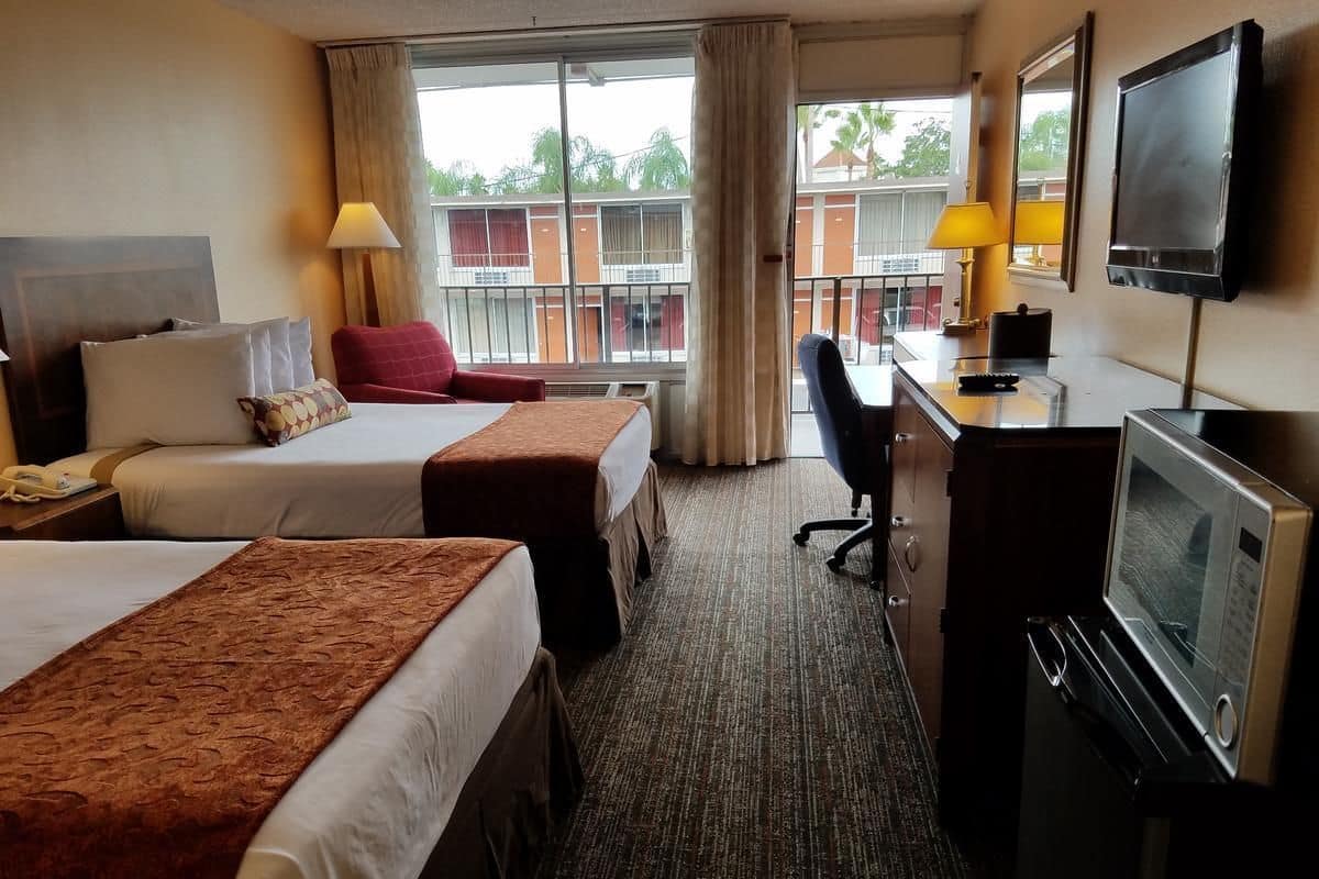 Standard Room, 2 Double Beds | Free WiFi, bed sheets, wheelchair access