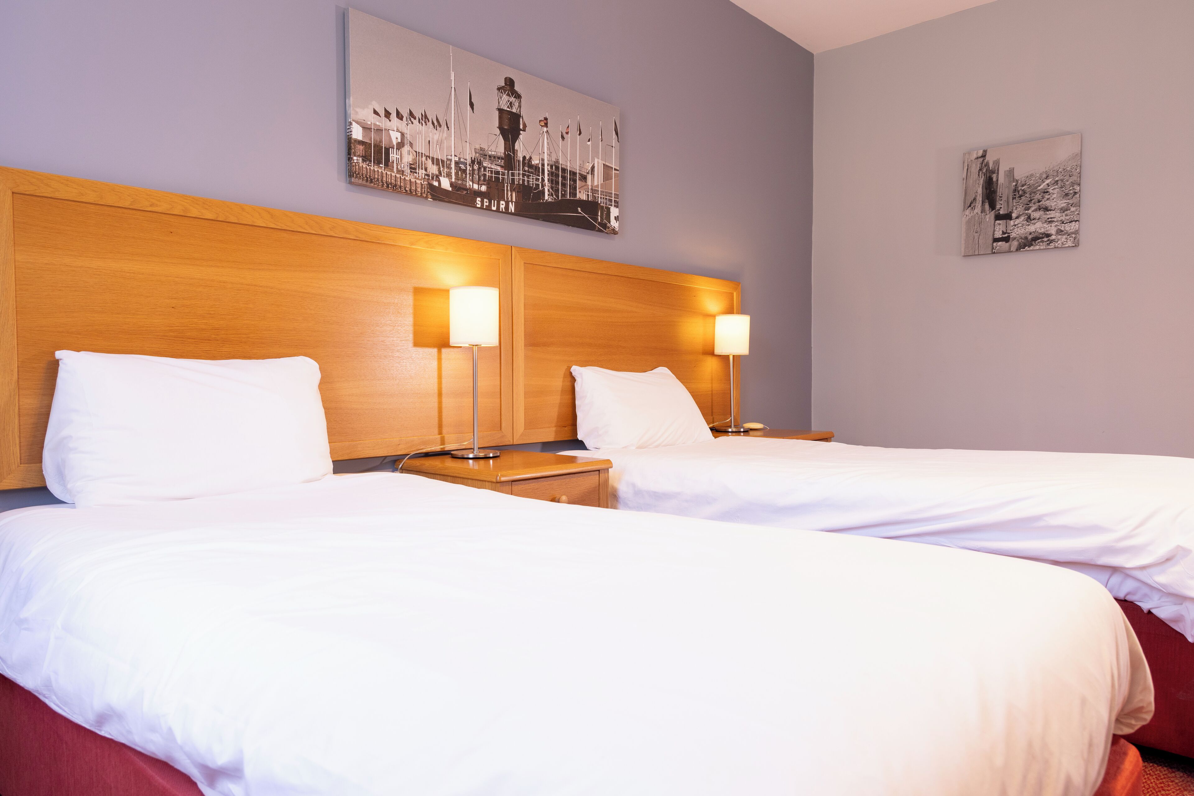 标准双床房, 无障碍 | 办公桌、遮光窗帘、熨斗/熨衣板、免费 WiFi