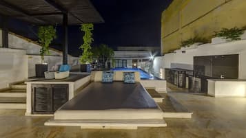 Indoor pool, outdoor pool