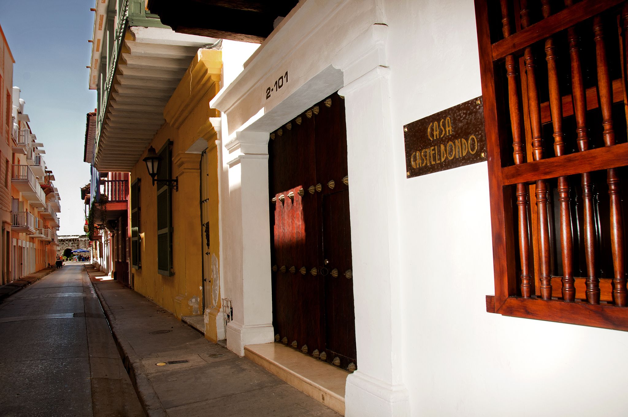 Entrada al alojamiento