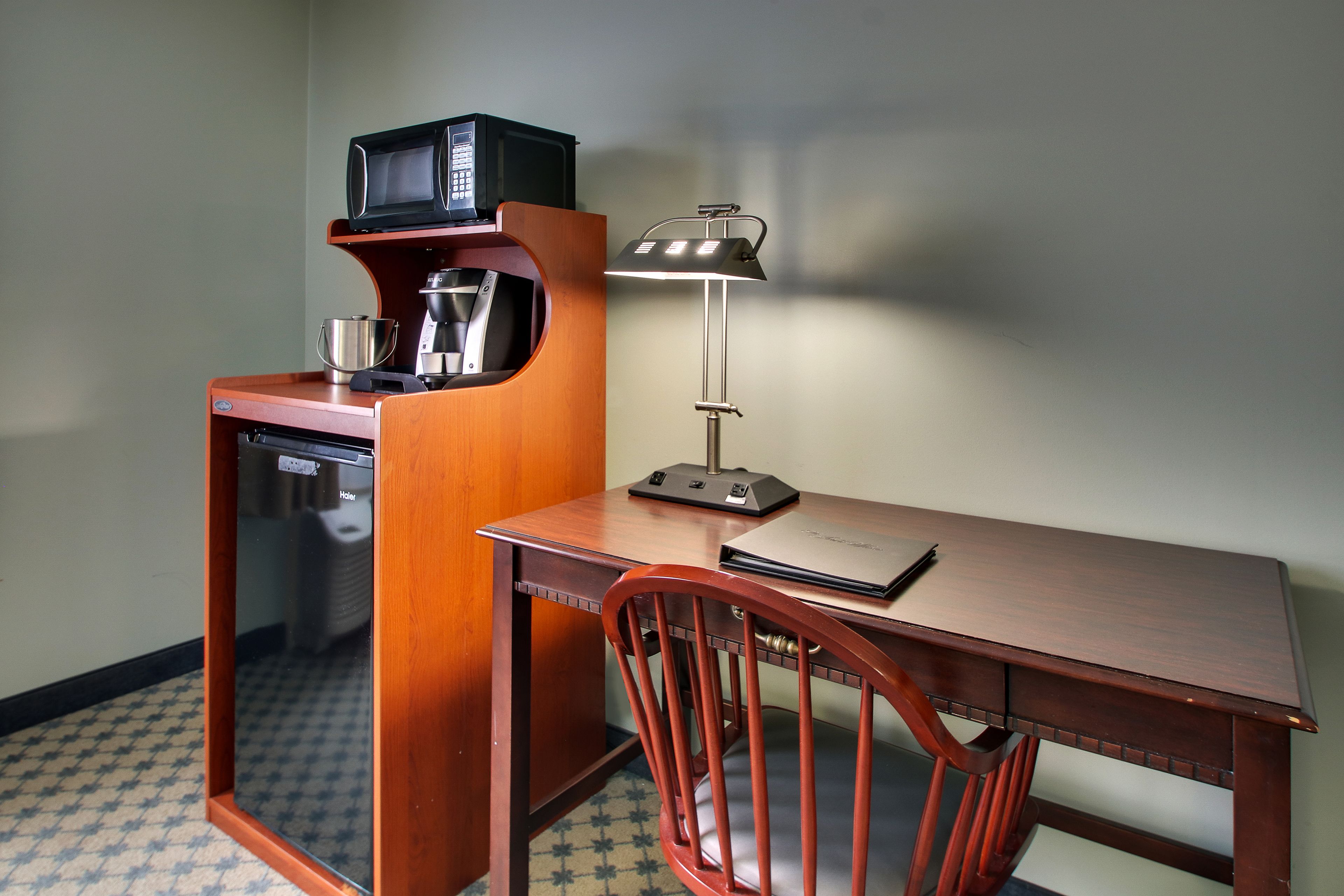 premium bedding, desk, soundproofing, iron/ironing board