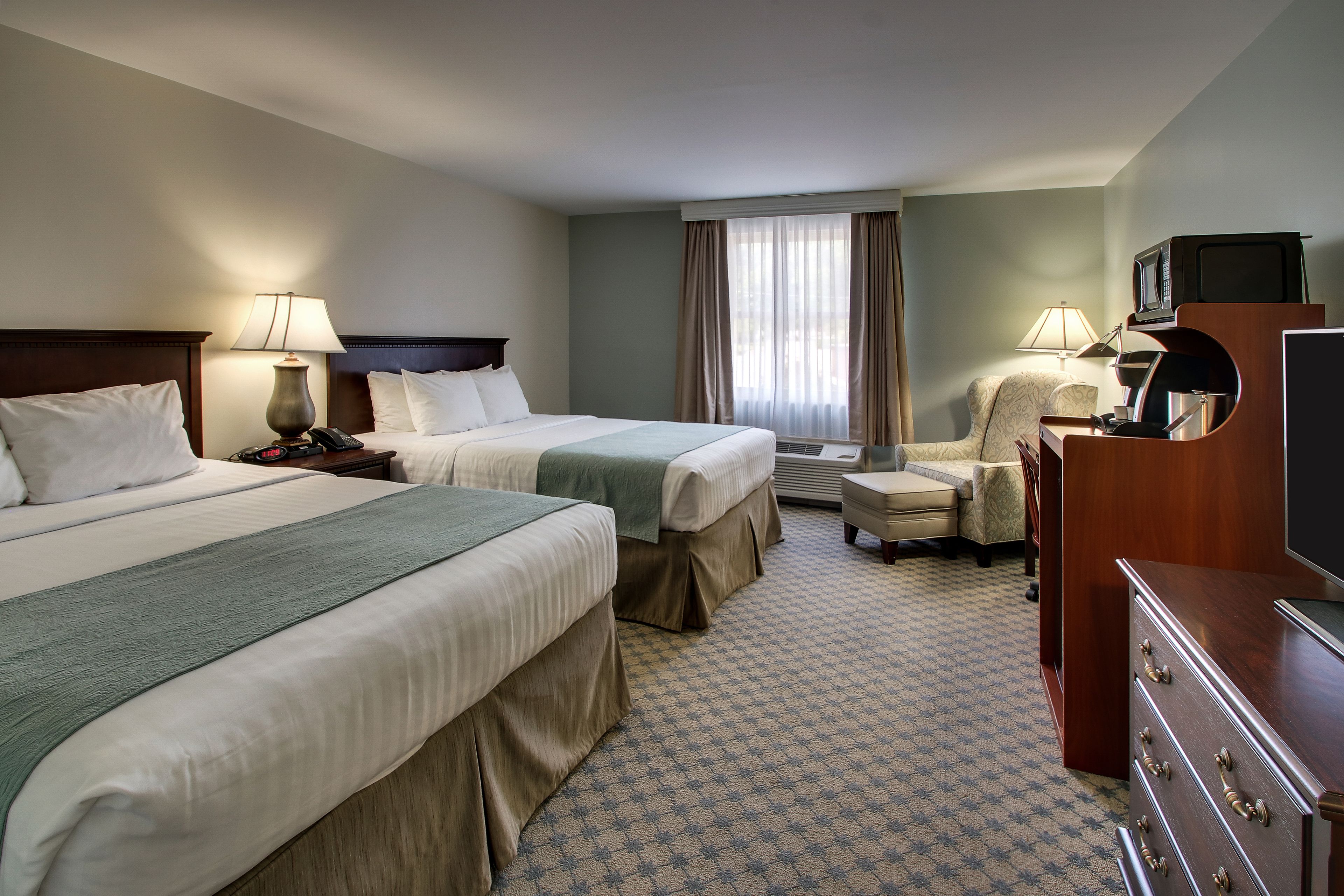 premium bedding, desk, soundproofing, iron/ironing board