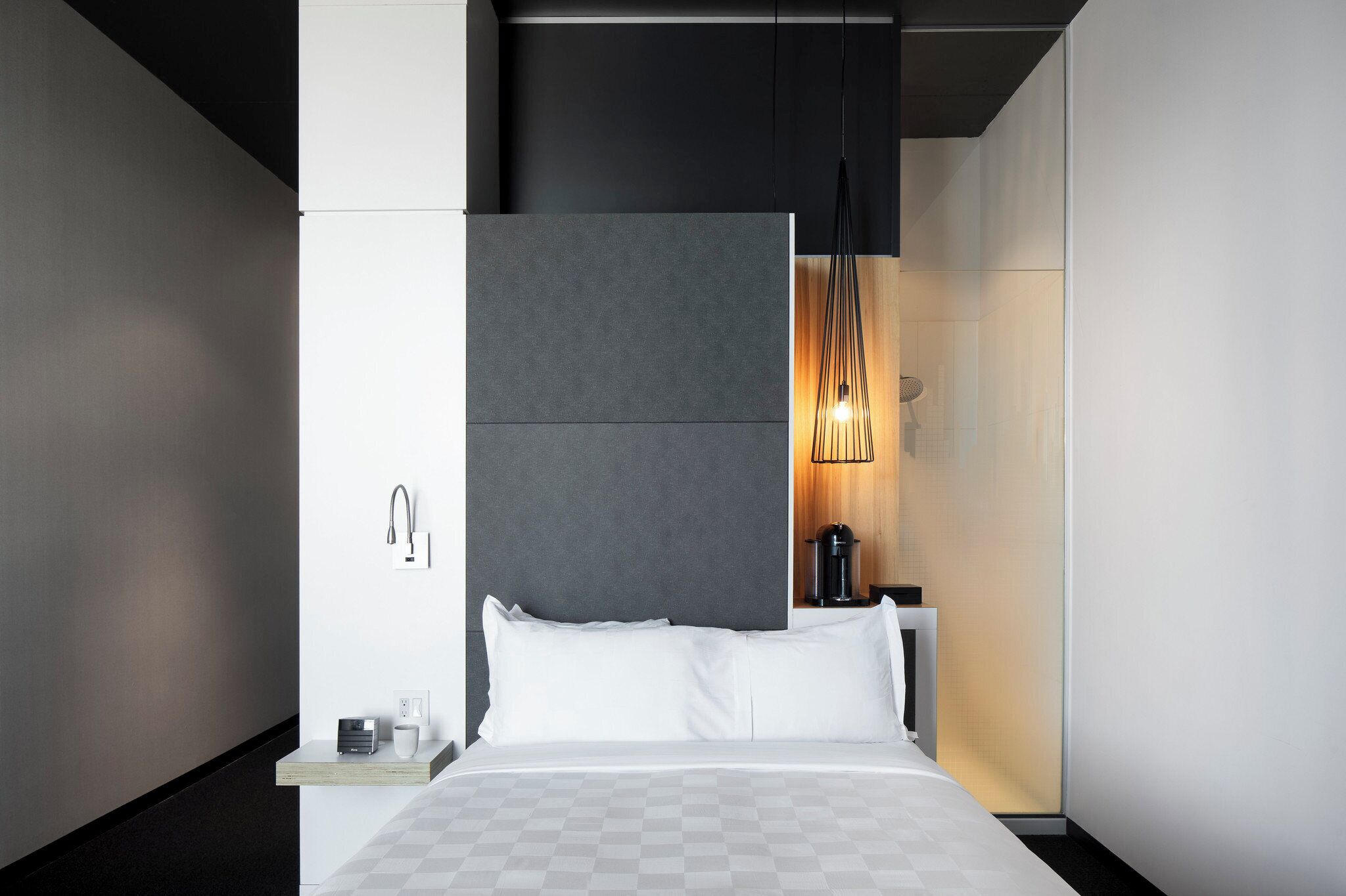 Premium bedding, down comforters, individually furnished, desk