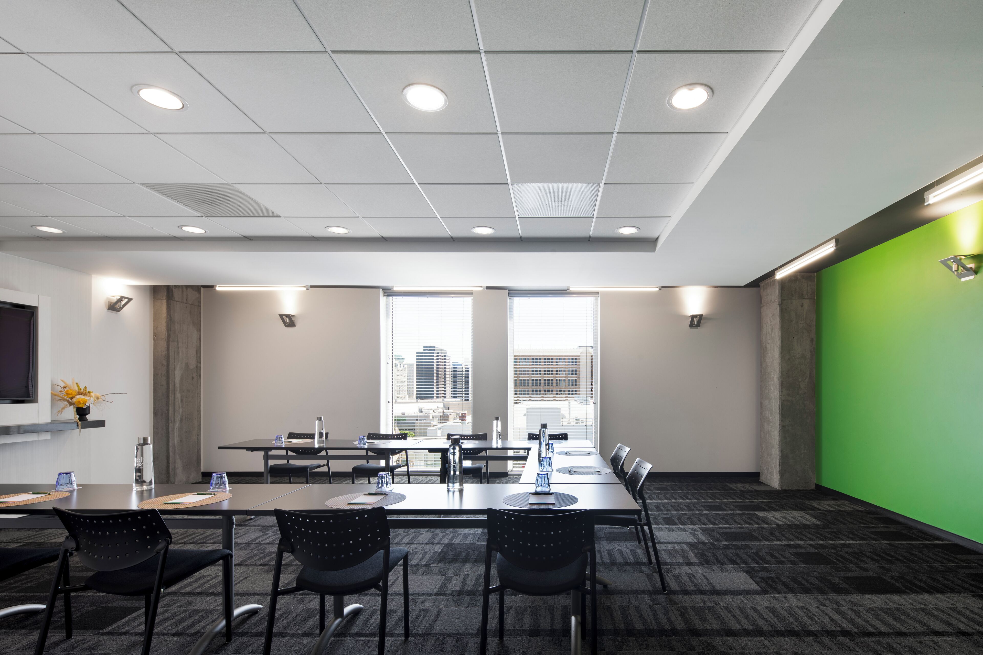 flat-screen tv, ipod dock