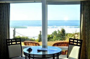 Romantic Room, 1 Queen Bed, HOT TUB, Oceanfront (Access via Stairs) | View from room