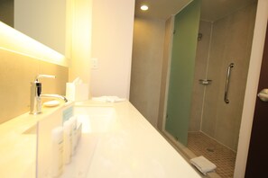 Shower, free toiletries, hair dryer, towels - Hampton Inn by Hilton Zacatecas (Zacatecas)