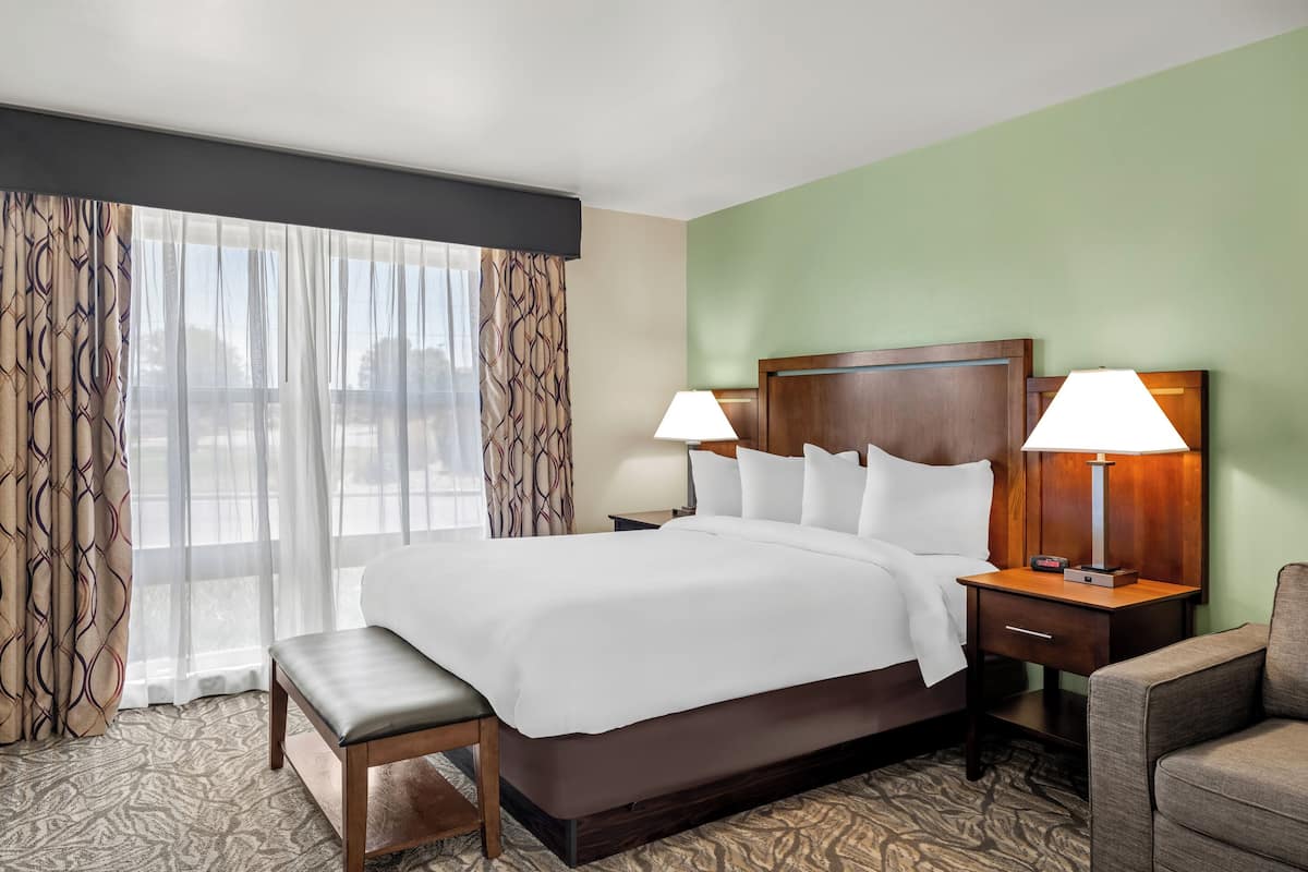 Premium bedding, desk, iron/ironing board, free WiFi