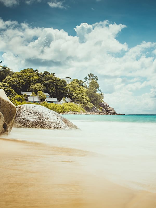 Plage, sable blanc, bar de plage
