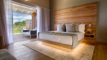 Ocean View Chalet | Premium bedding, minibar, in-room safe, desk