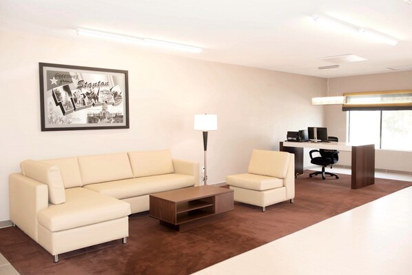 Sala de estar en el lobby