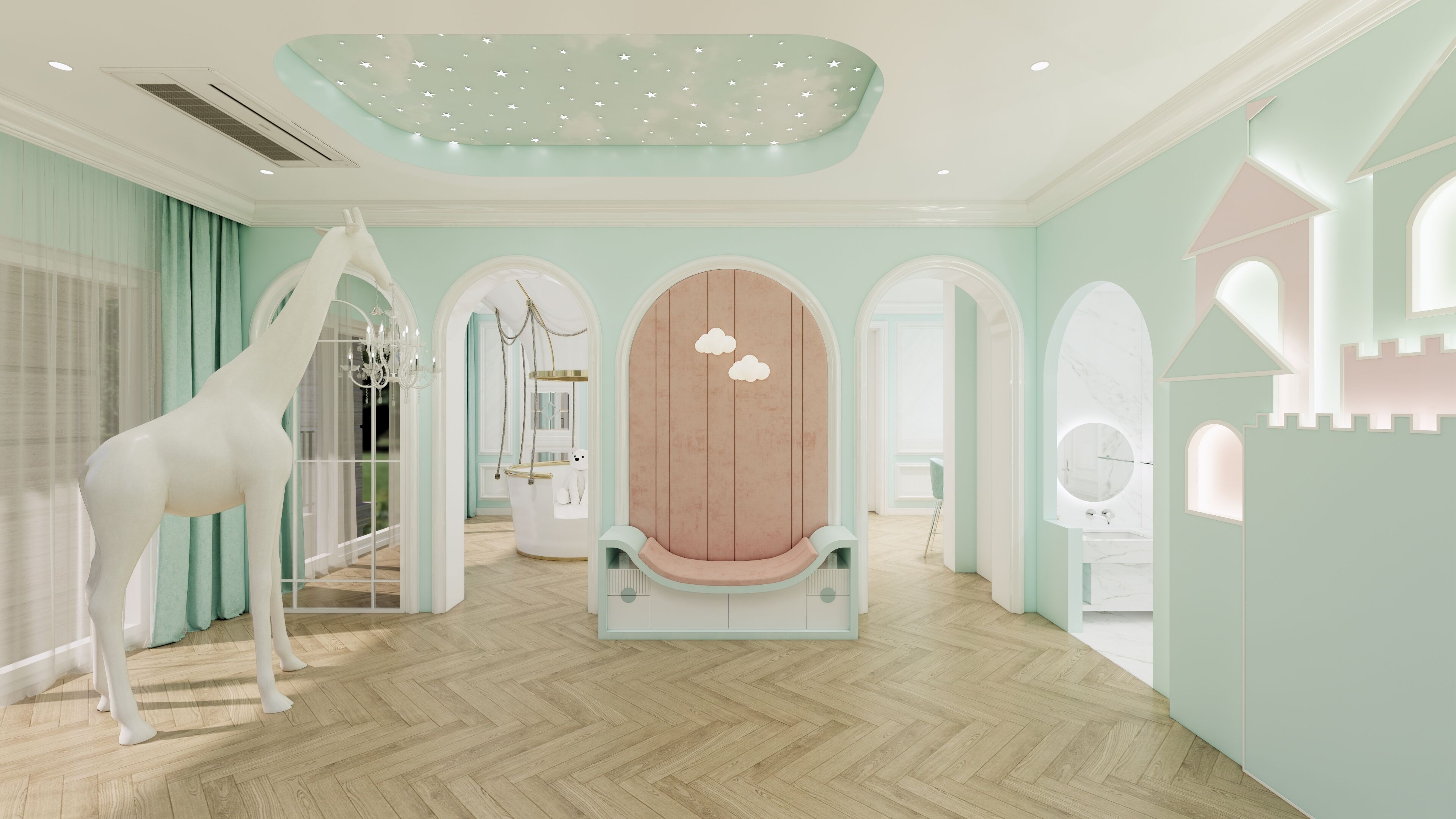 2 bedrooms, premium bedding, minibar, in-room safe