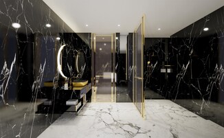 Ropa de cama de alta calidad y minibar 