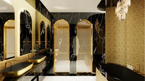 2 habitaciones, ropa de cama de alta calidad y minibar 