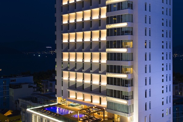 Front of property - evening/night