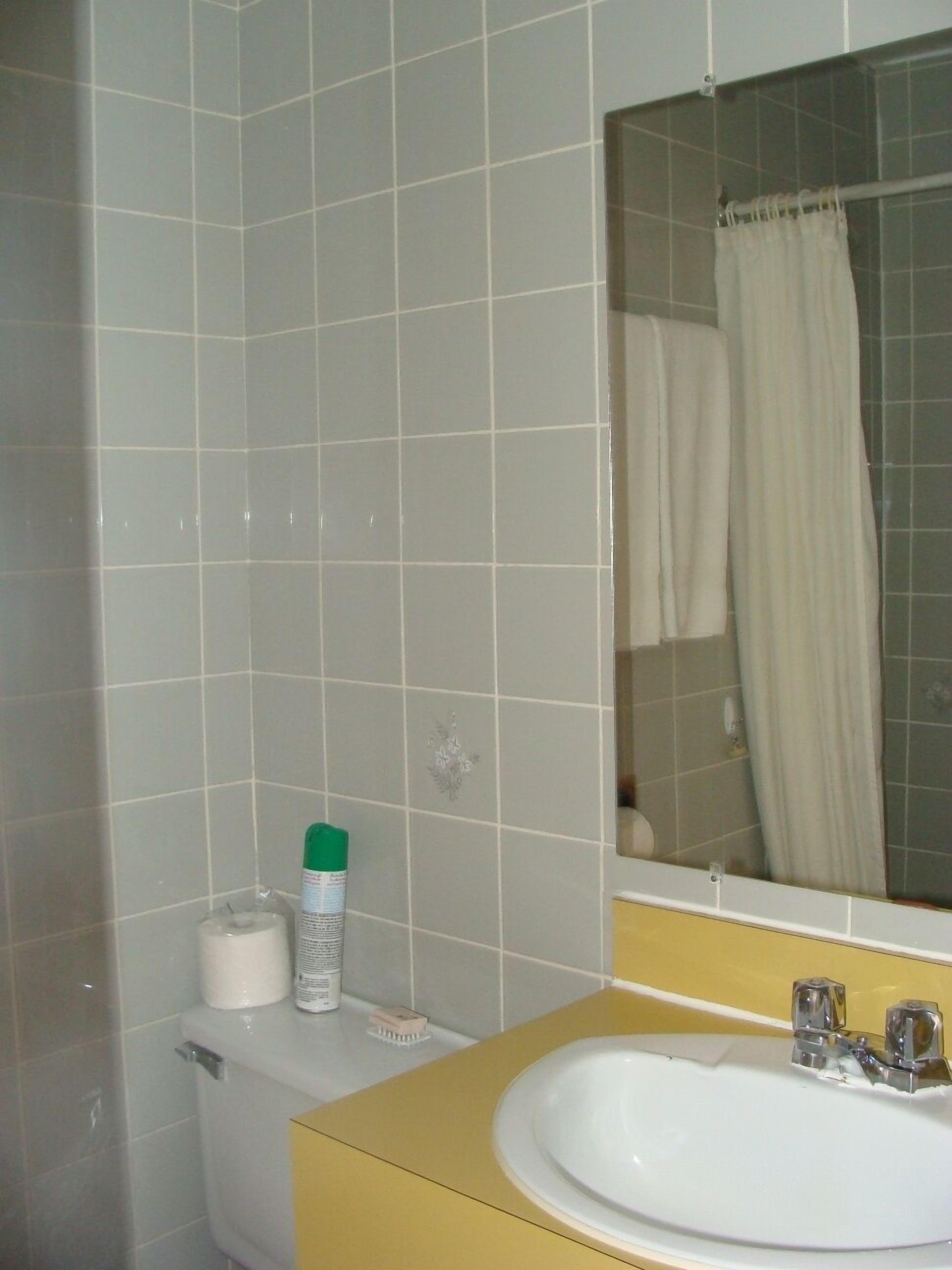 combined shower/bathtub, hair dryer, towels