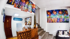 Check-in/check-out kiosk