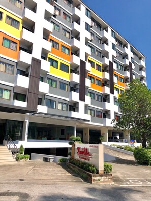 Majoituspaikan julkisivu