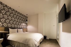 Dobbeltværelse | Skrivebord, gratis Wi-Fi, sengetøj