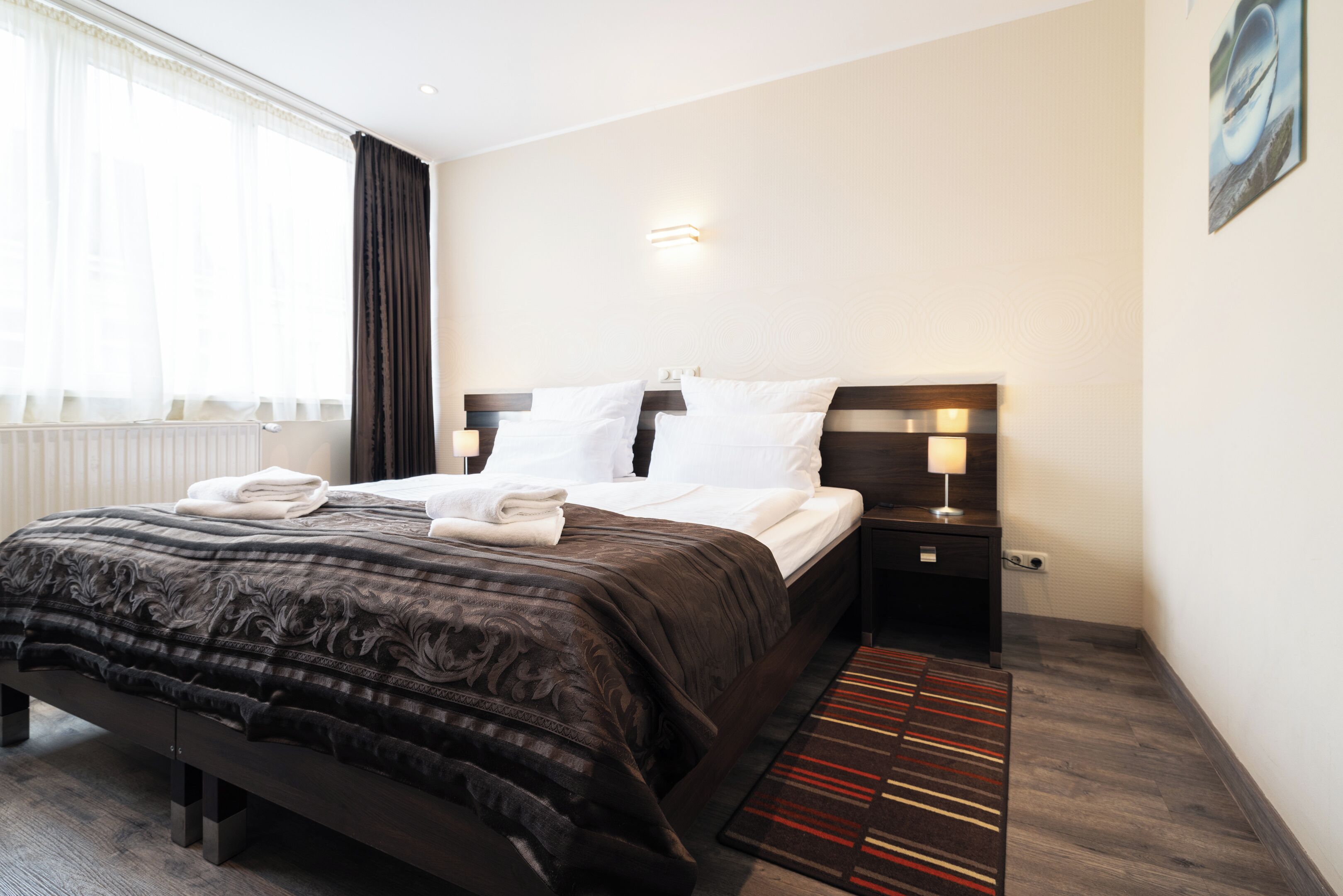 Standard Double Room, 2 Twin Beds | Premium bedding, desk, laptop workspace, blackout drapes