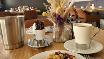 Daily buffet breakfast (EUR 15 per person)