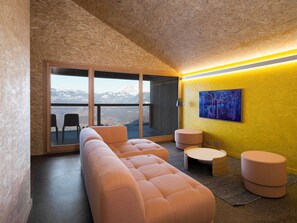 Deluxe-Ferienhütte | Wohnbereich