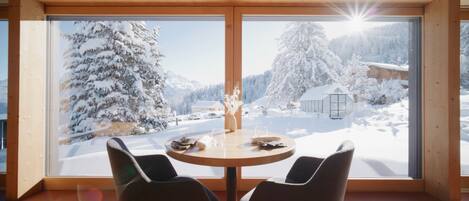 Lunch and dinner served, local cuisine