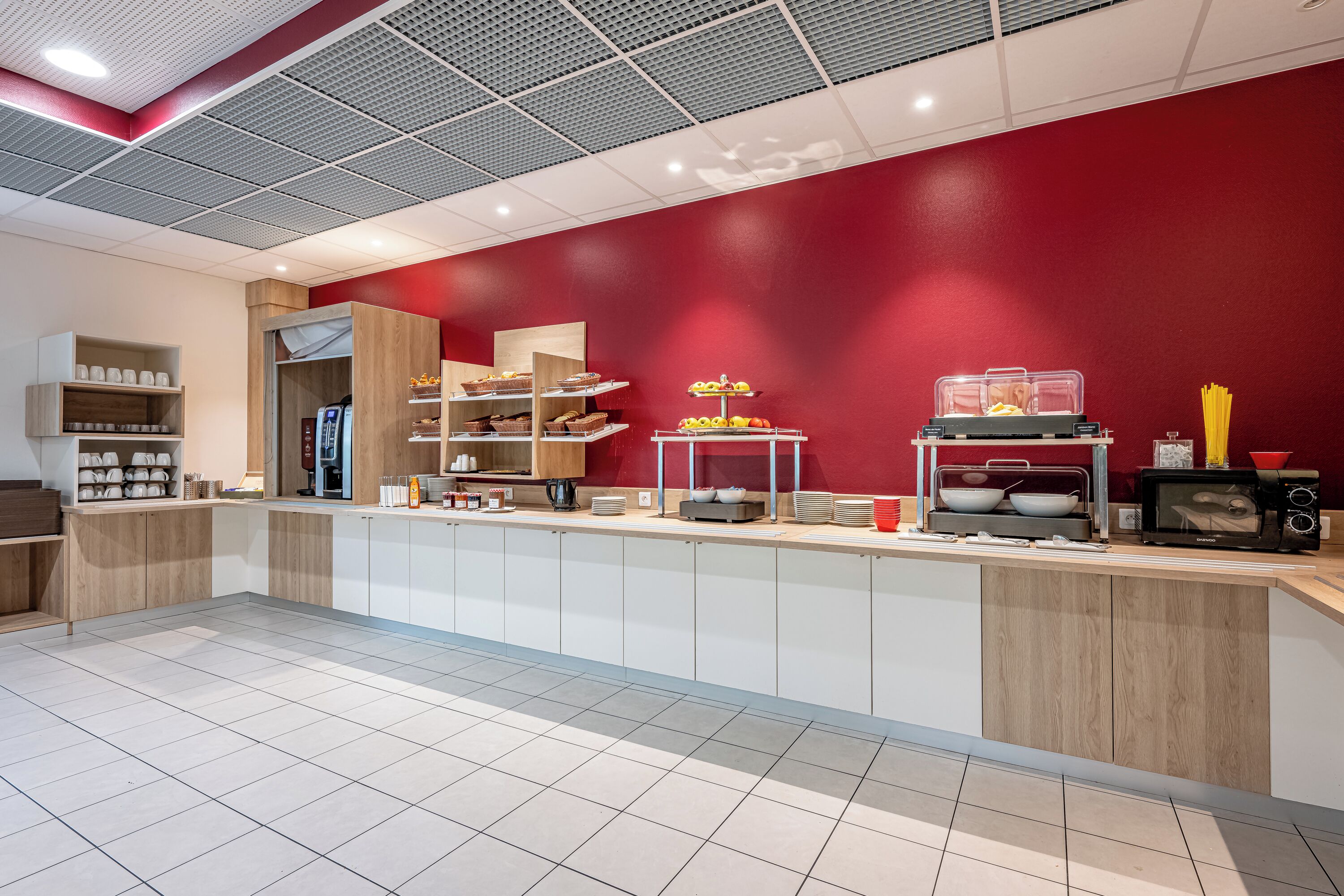 daily buffet breakfast (eur 9.90 per person)