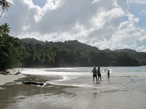 Beach nearby, beach towels