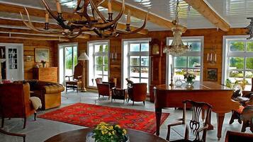 Sala de estar en el lobby