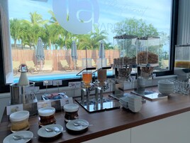 Daily buffet breakfast (EUR 18 per person)