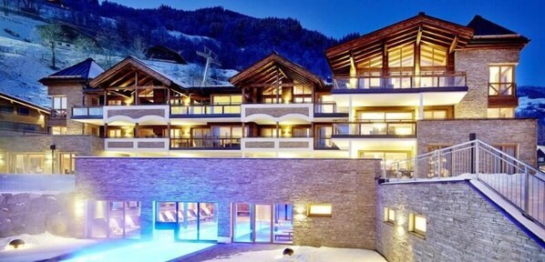 Vue depuis lâhĂ©bergement