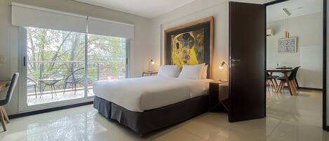 Apartment, Terrace | Premium bedding, down comforters, in-room safe, desk