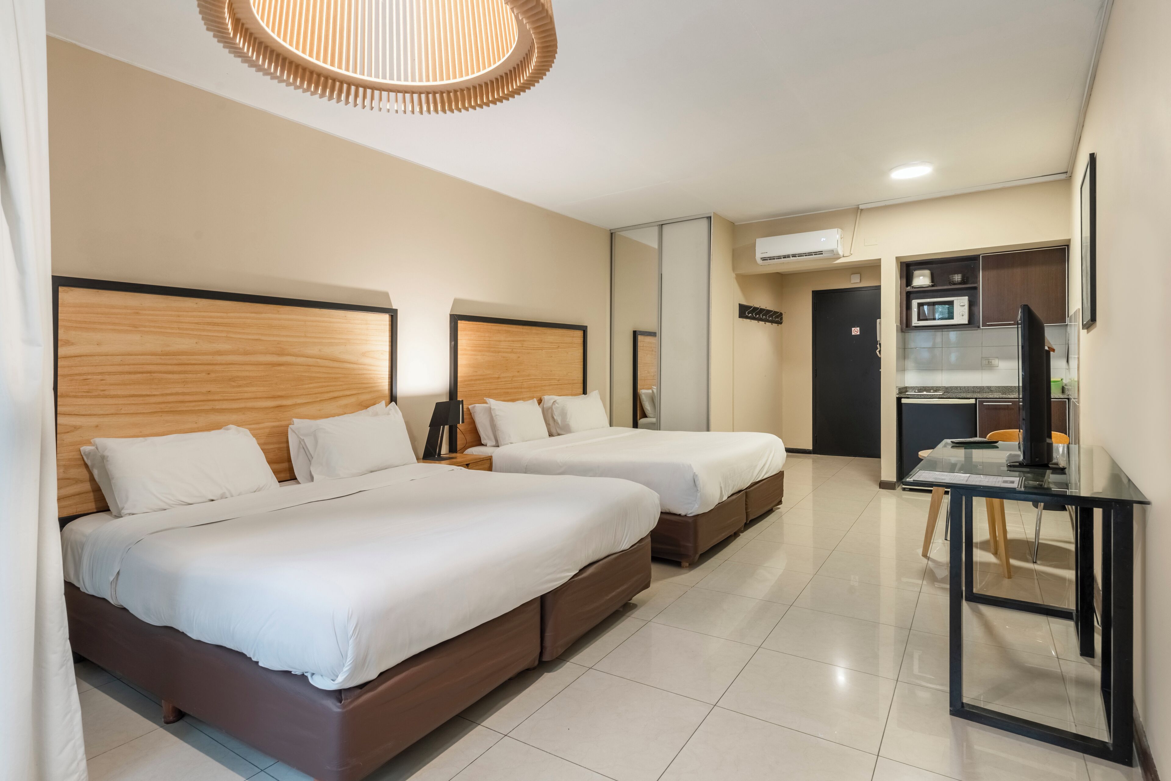 Family Apartment | Premium bedding, down comforters, in-room safe, individually decorated