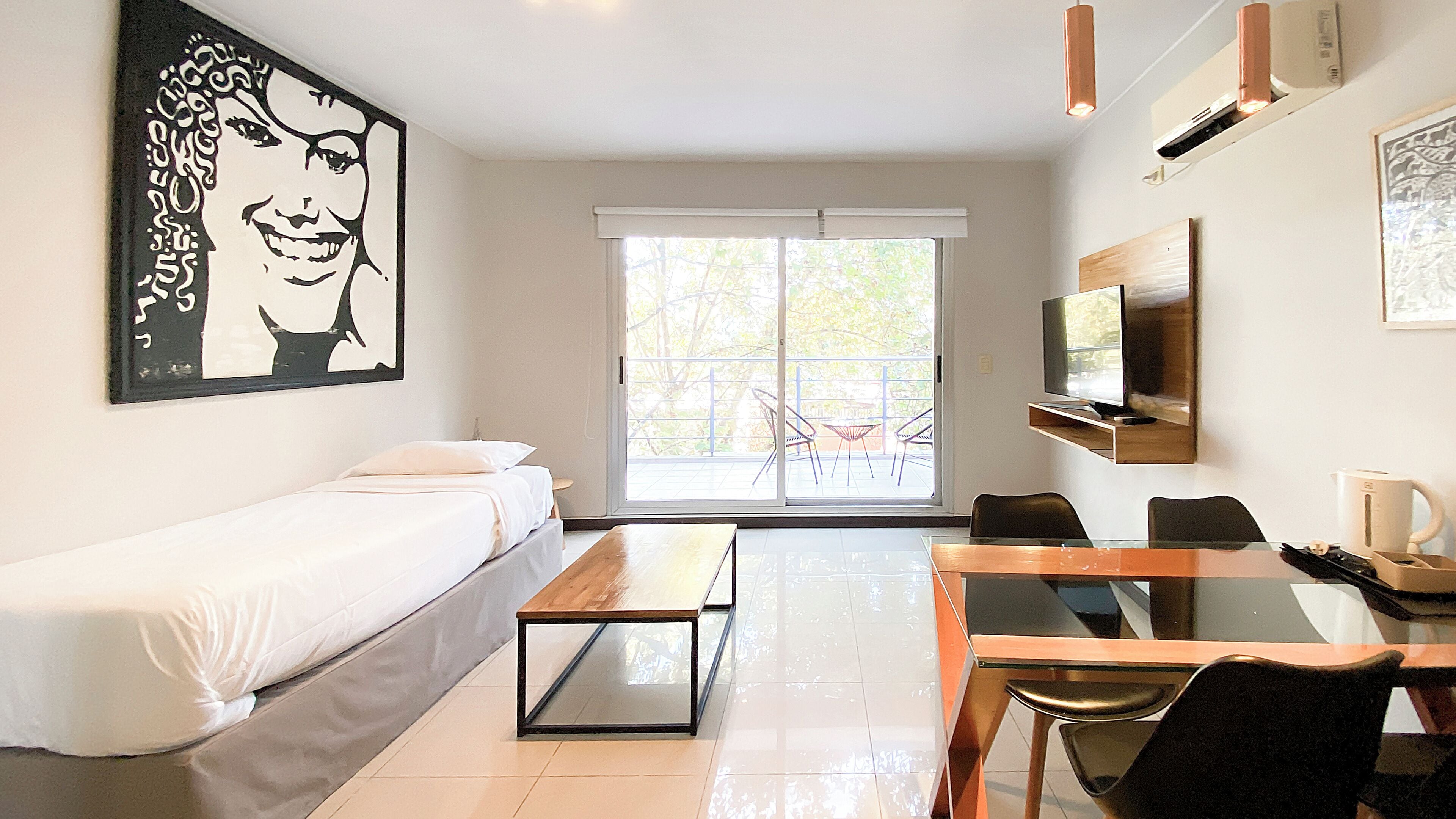 Apartment, Terrace | Premium bedding, down comforters, in-room safe, individually decorated