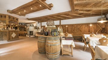 Lunch and dinner served, local cuisine